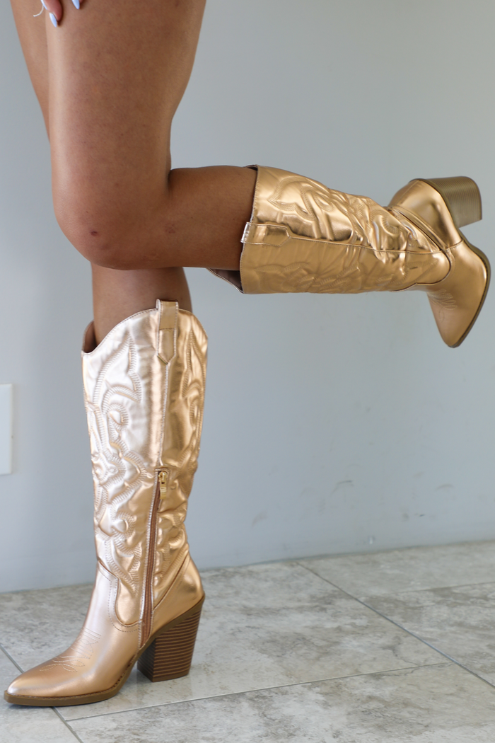 Kickin' It Boots: Champagne