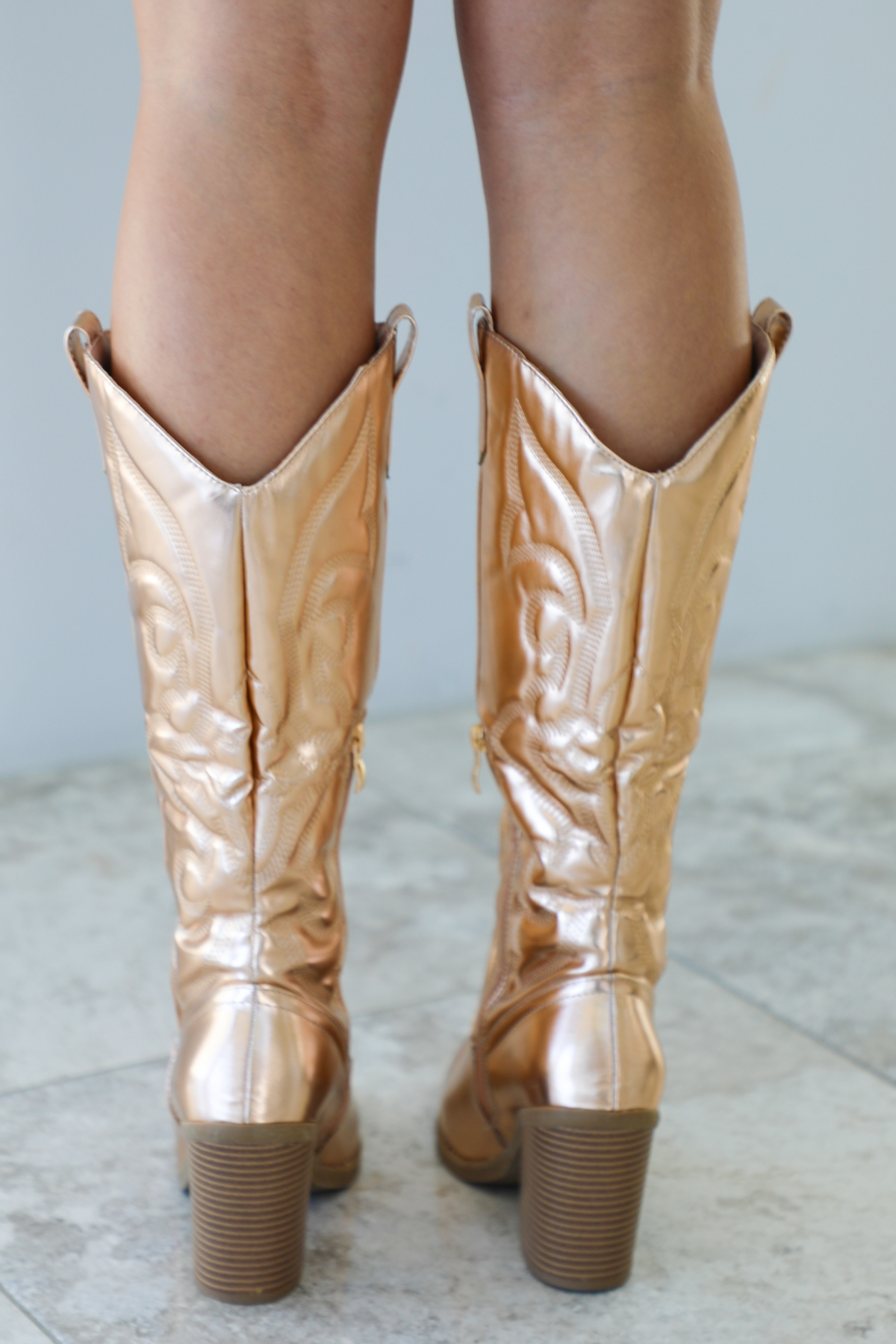 Kickin' It Boots: Champagne