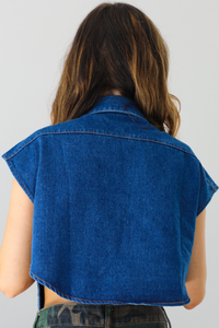 Dreaming Of Soho Top: Denim