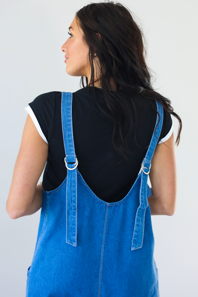 No Complaints Overalls: Dark Denim