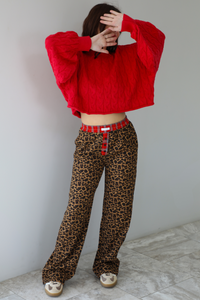 Say So Sweater: Red