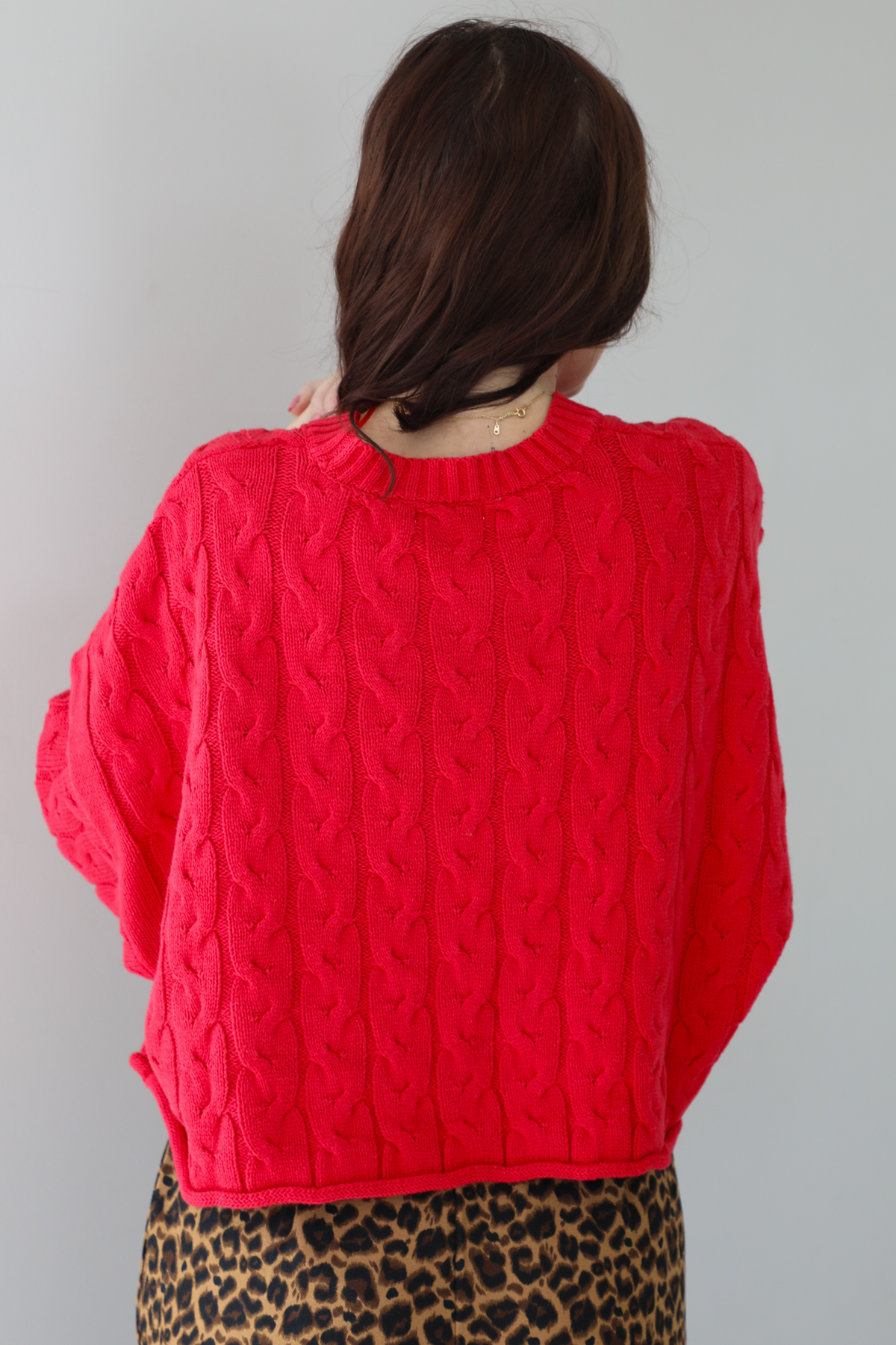 Say So Sweater: Red