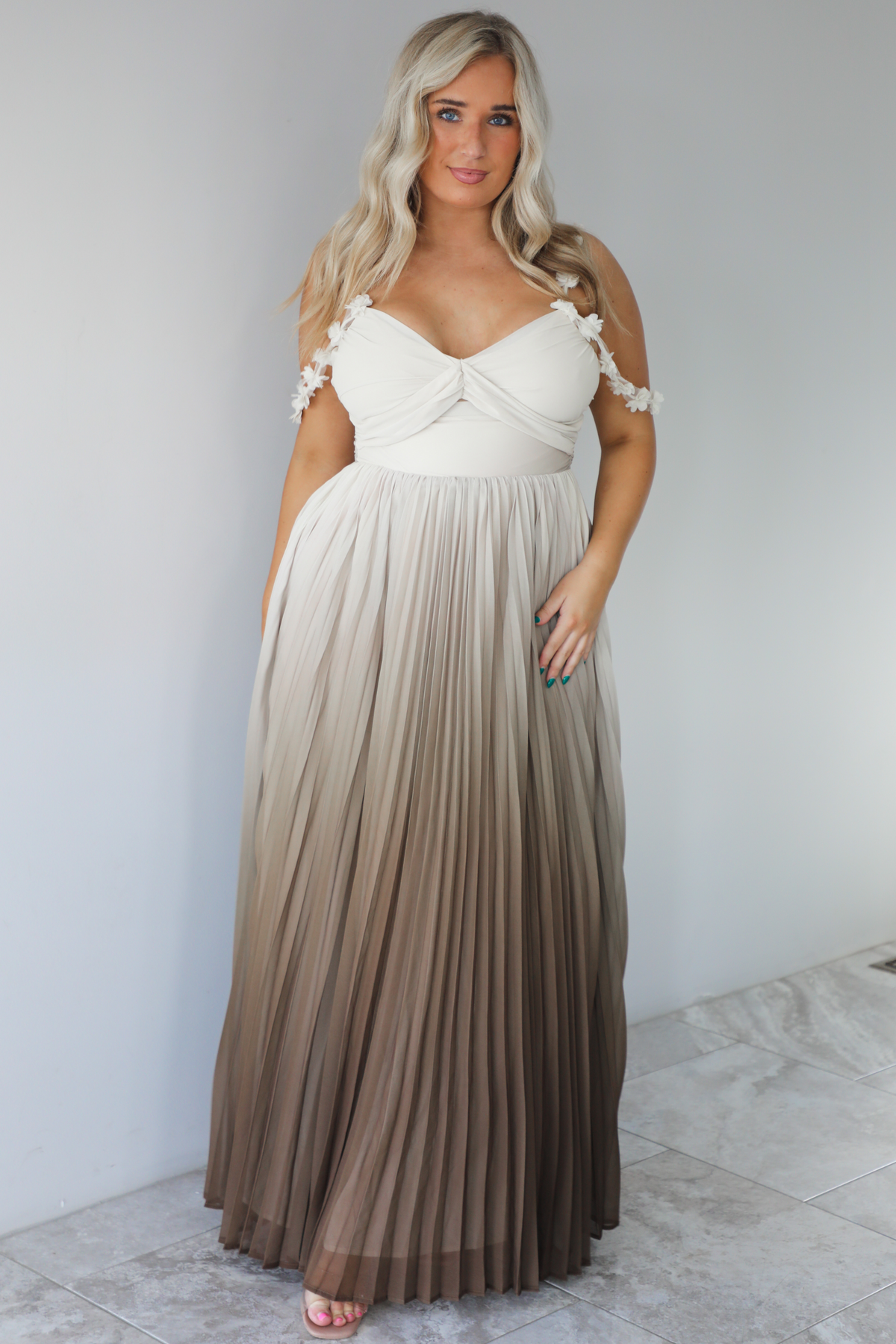 So Stunning Maxi Dress: Brown Ombré