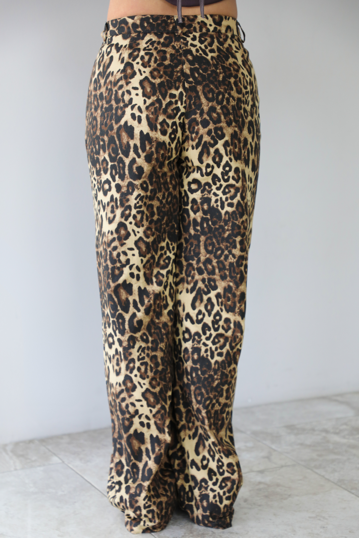 Take Me Back Pants: Leopard