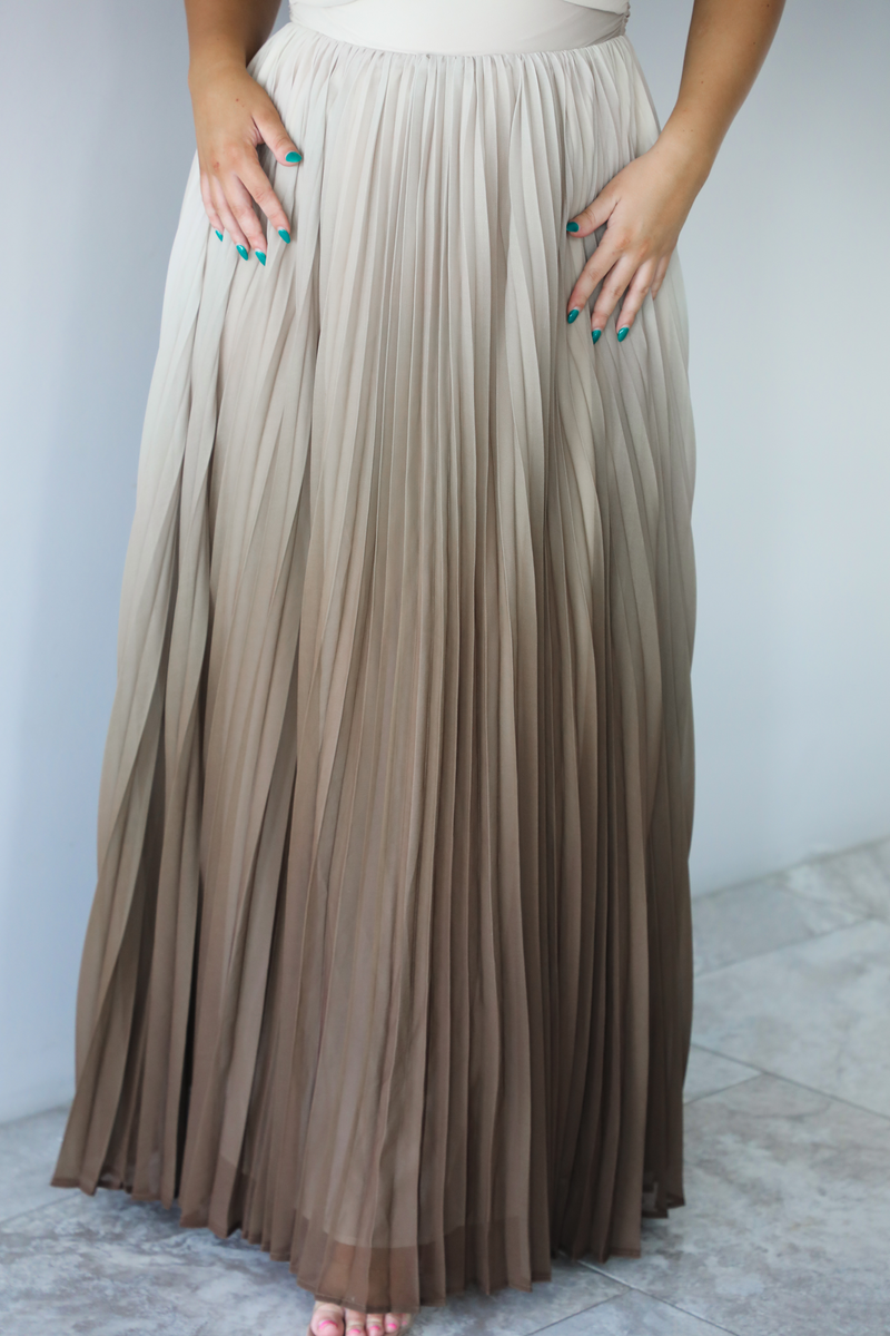 So Stunning Maxi Dress: Brown Ombré