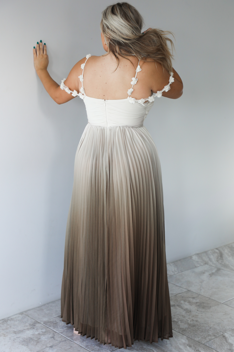 So Stunning Maxi Dress: Brown Ombré