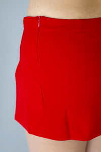 Sweetest Fit Skirt: Red