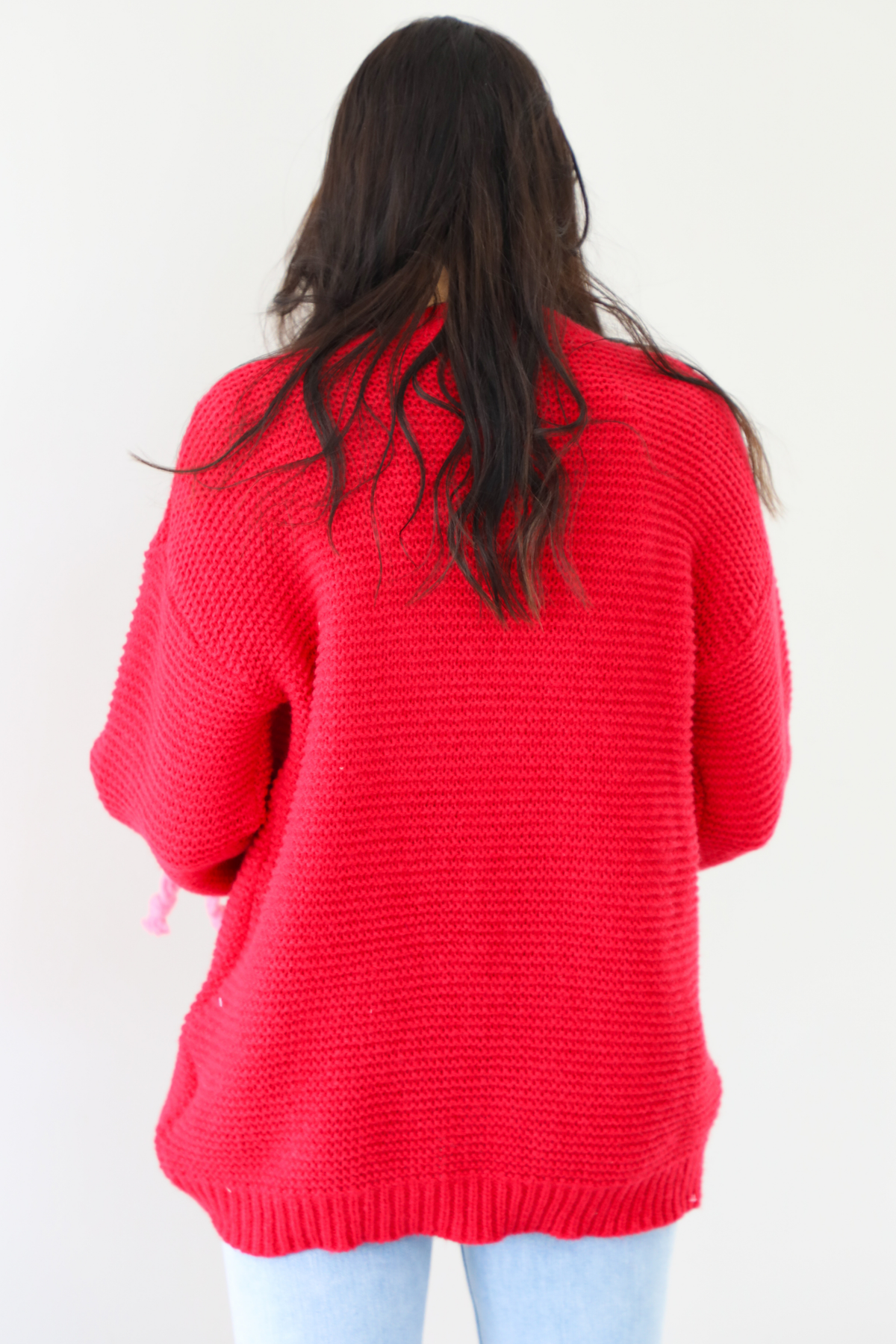 RESTOCK: Wear It Out Chunky Sweater: Red/Pink